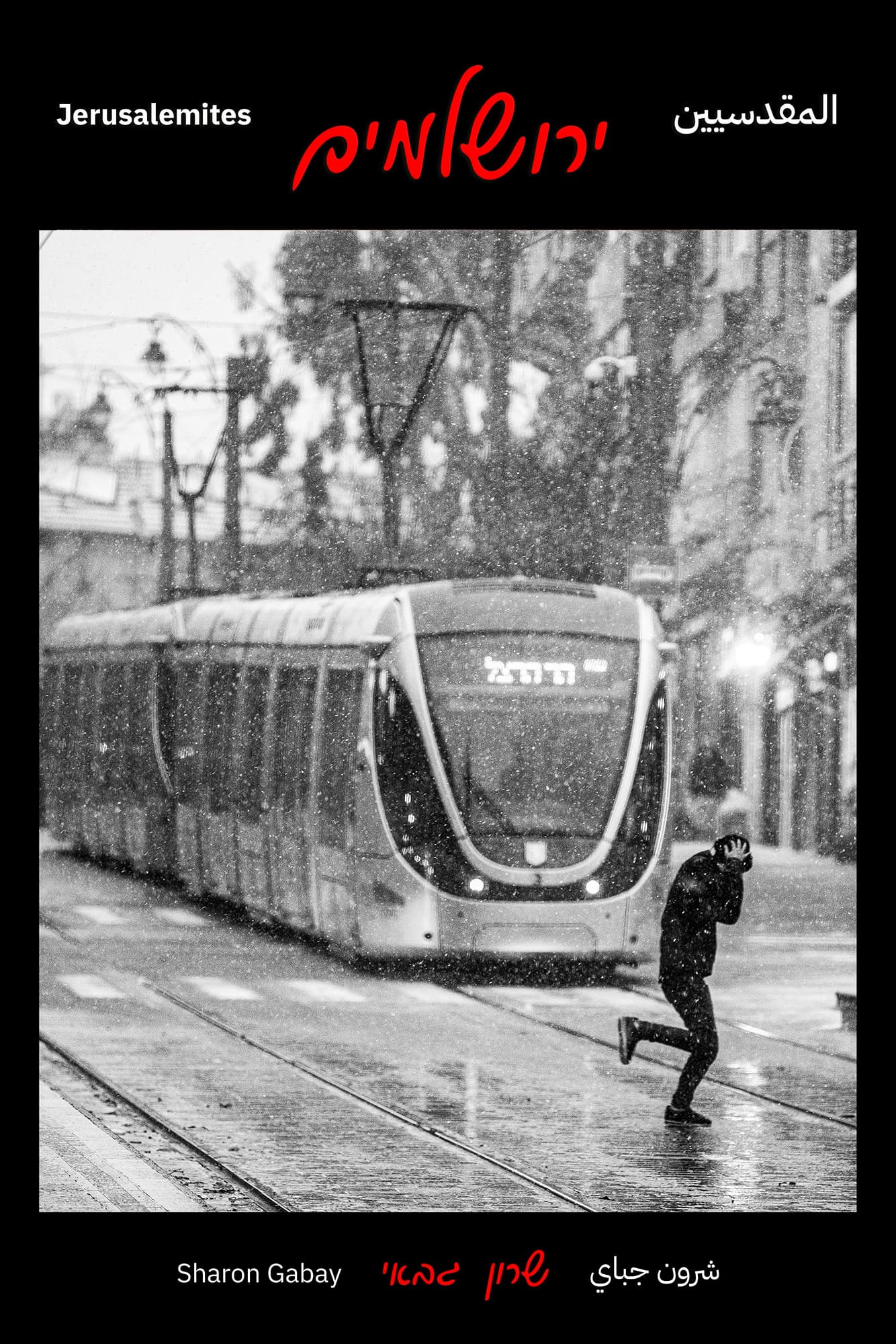 סערה — הדפס חתום מסדרת ירושלמים מאת שרון גבאי