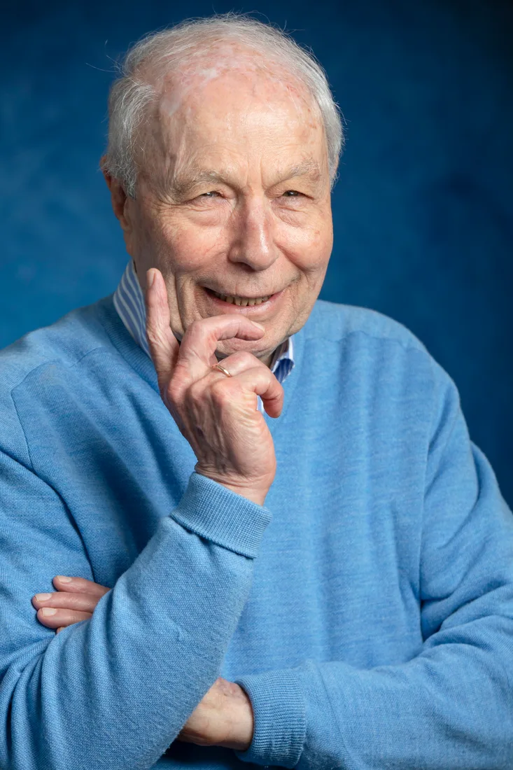 Prof. Avram Hershko — Nobel Laureate in Chemistry. photographed by Sharon Gabay.
